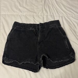 American Eagle Black Jean Shorts